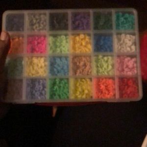 I am selling a clay bead set
